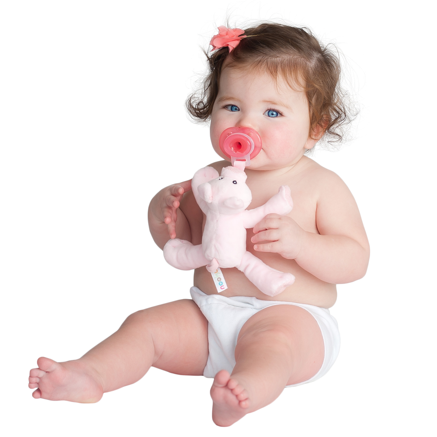 Pigi Pig Paci - Pink and Brown Boutique