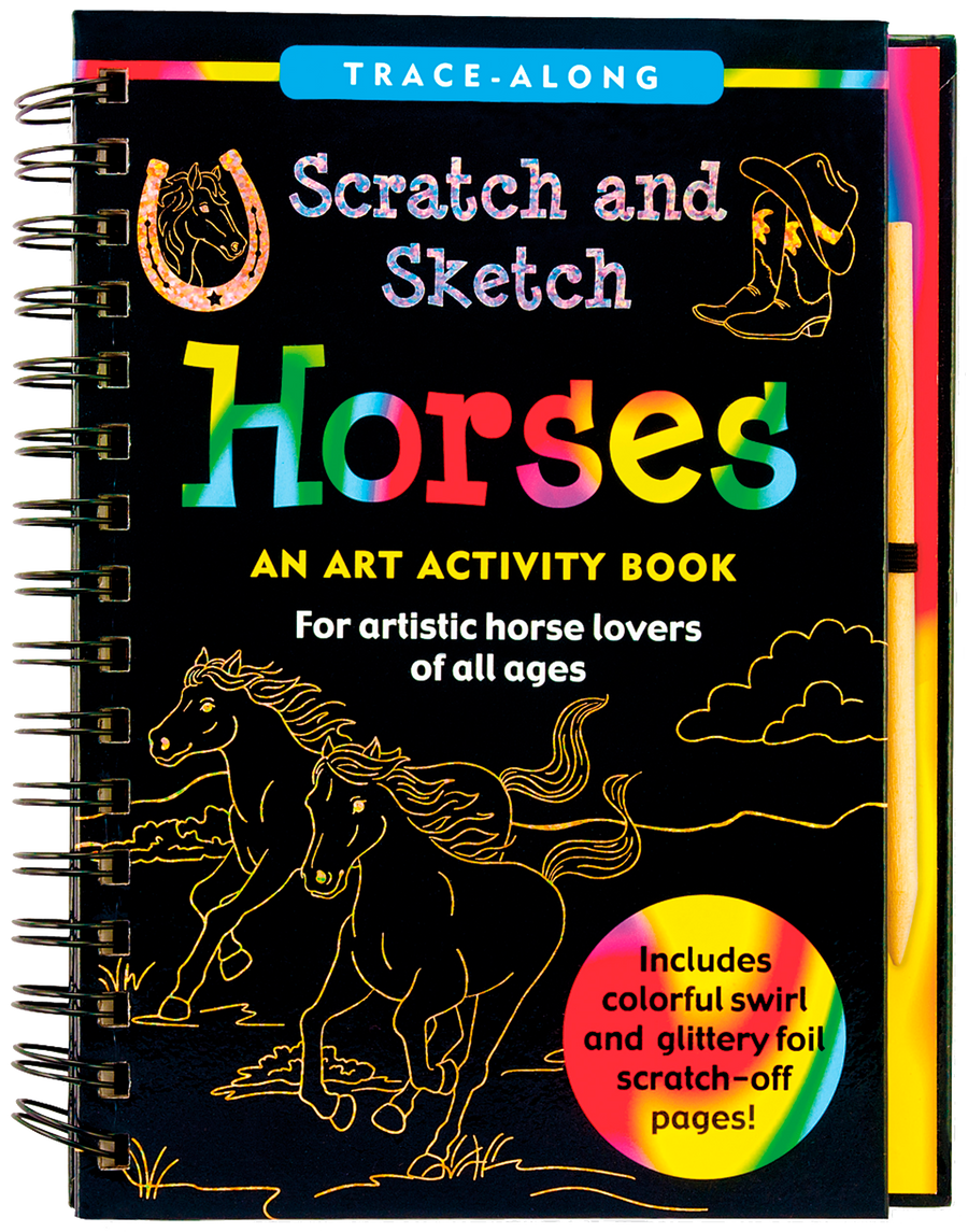 Scratch & Sketch™ Horses - Pink and Brown Boutique