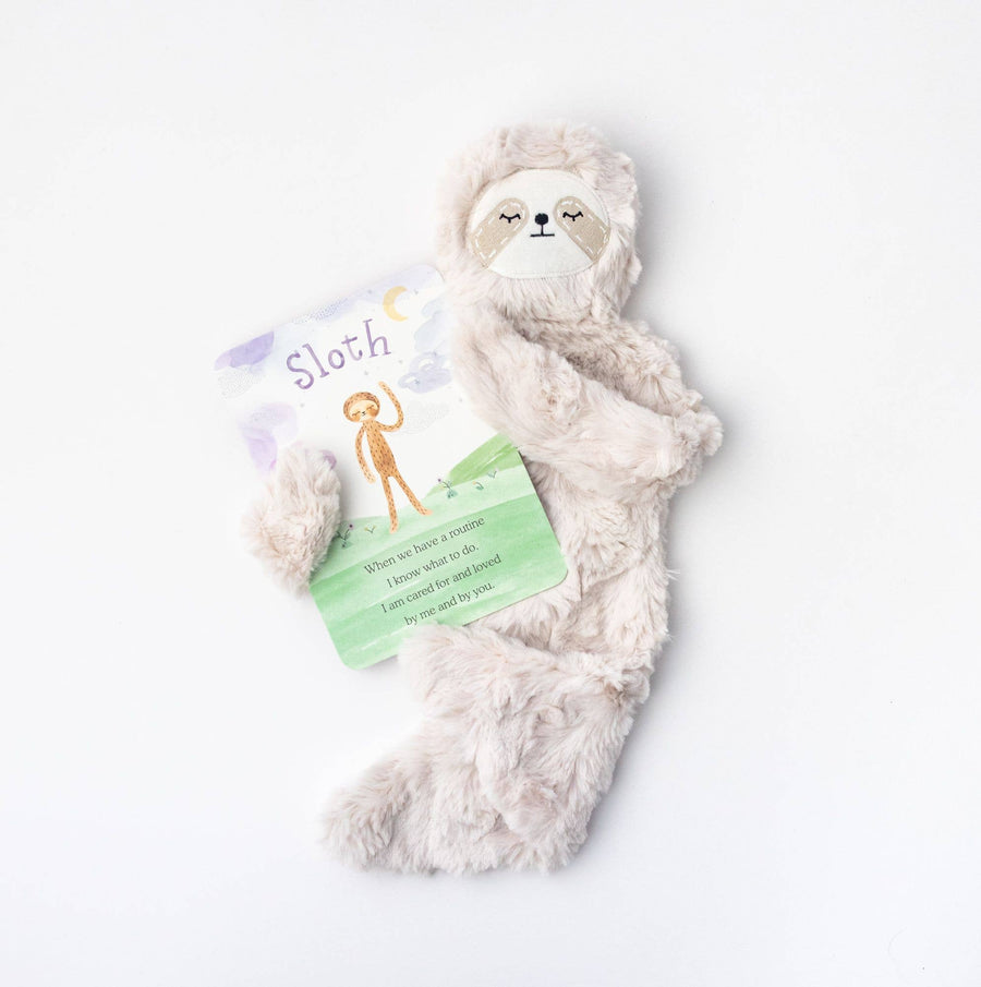 Sloth Snuggler + Intro Book - Routines - Pink and Brown Boutique