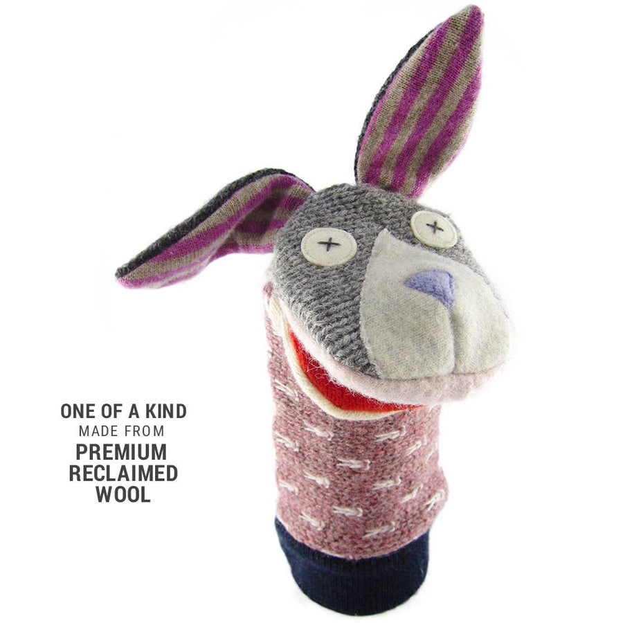 Bunny Puppet | Reclaimed Wool