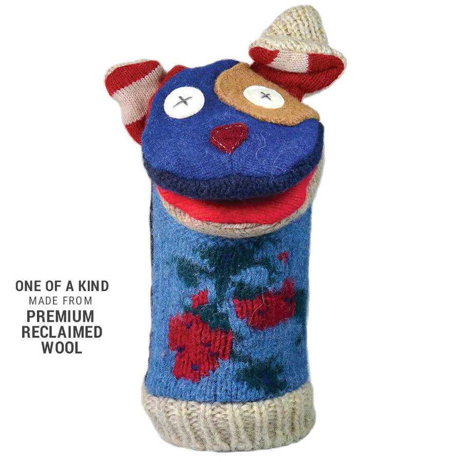 Dog Puppet | Reclaimed Wool