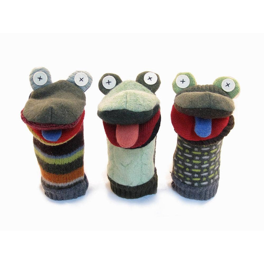 Frog Puppet | Reclaimed Wool