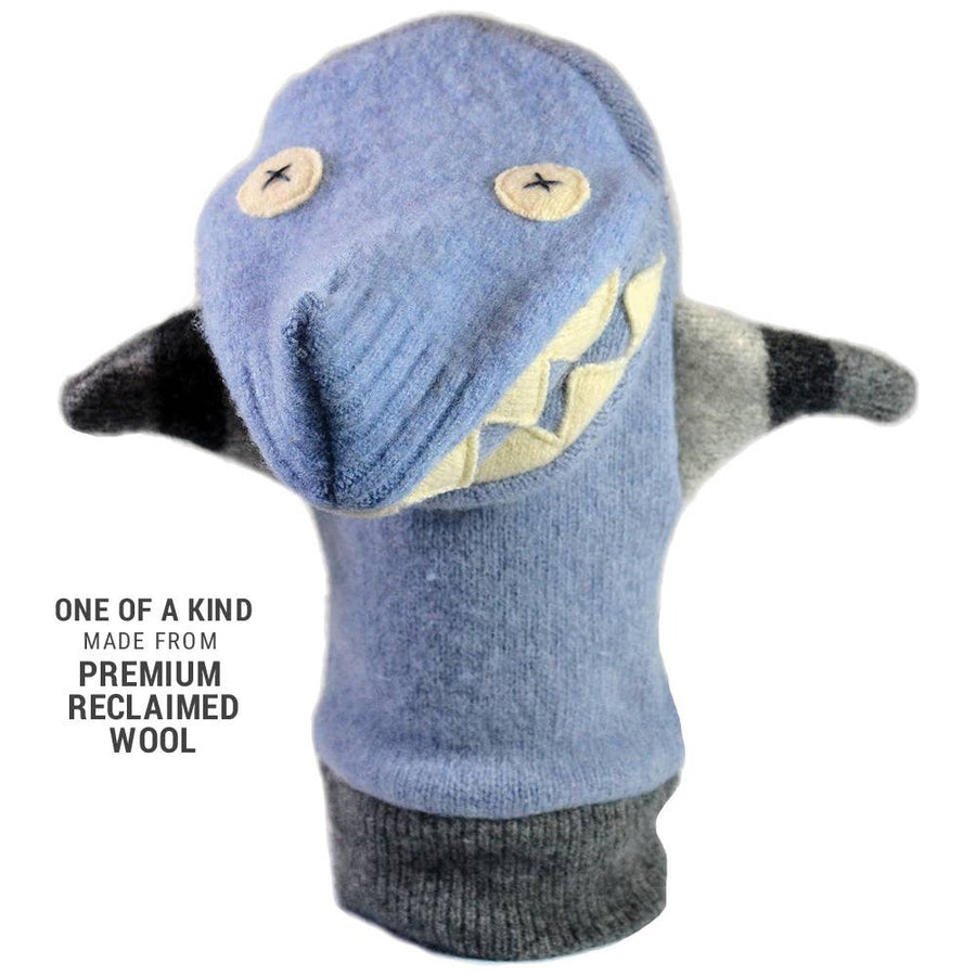 Shark Puppet | Reclaimed Wool