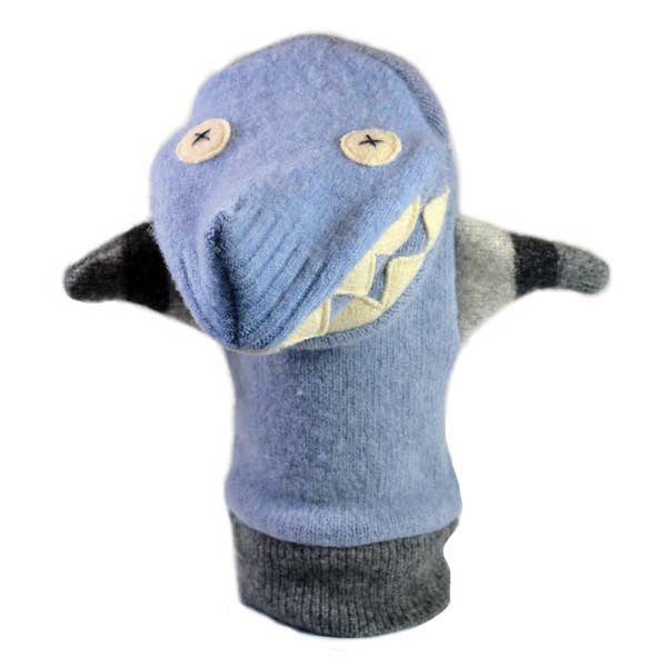 Shark Puppet | Reclaimed Wool