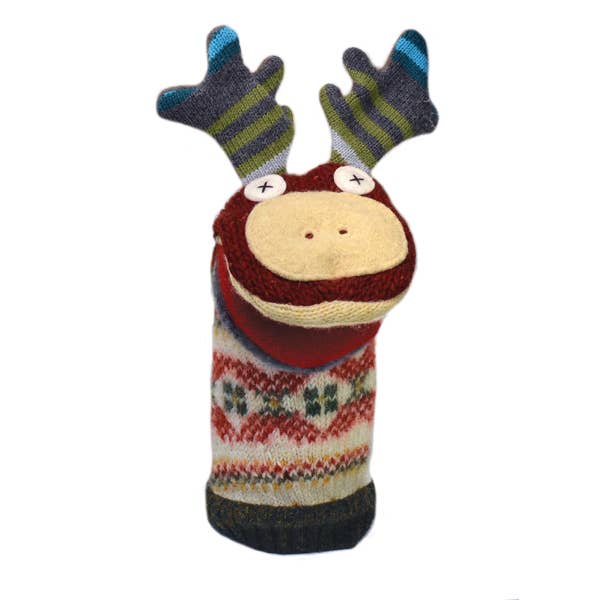 Moose Puppet | Reclaimed Wool