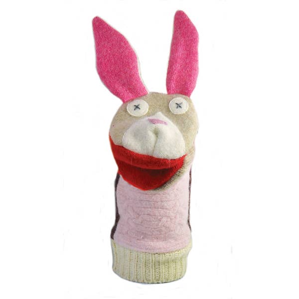 Bunny Puppet | Reclaimed Wool