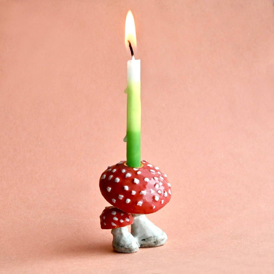 Mushroom Cake Topper - Pink and Brown Boutique