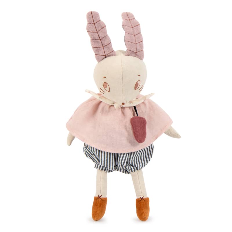 Lune the Rabbit - Musical Toy - Pink and Brown Boutique
