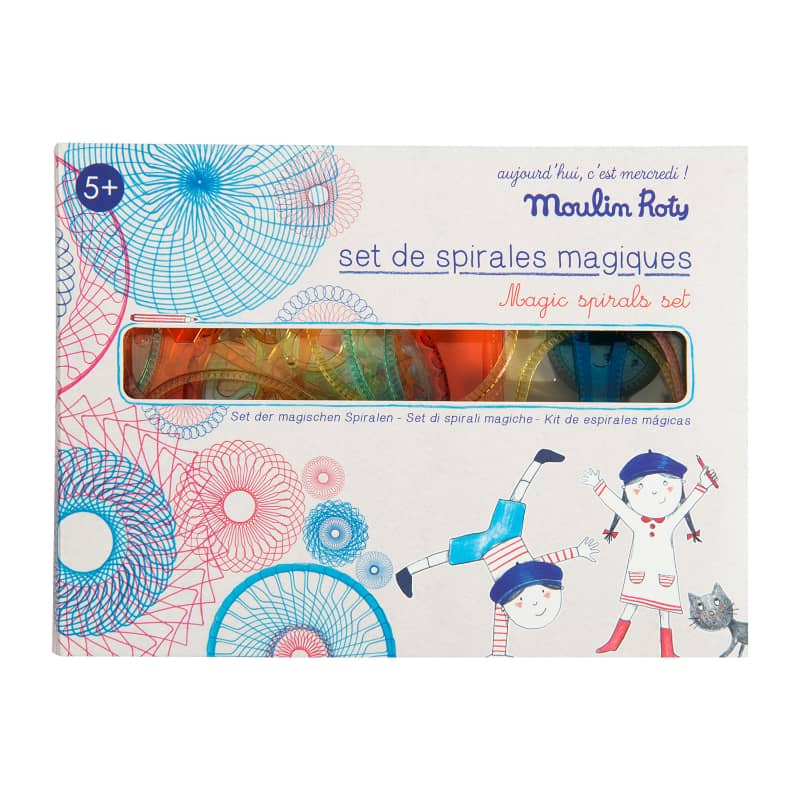 Magic Spirals Drawing Tool Recreational Activity - Pink and Brown Boutique