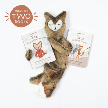 Fox Plush Snuggler Set - with 2 books!