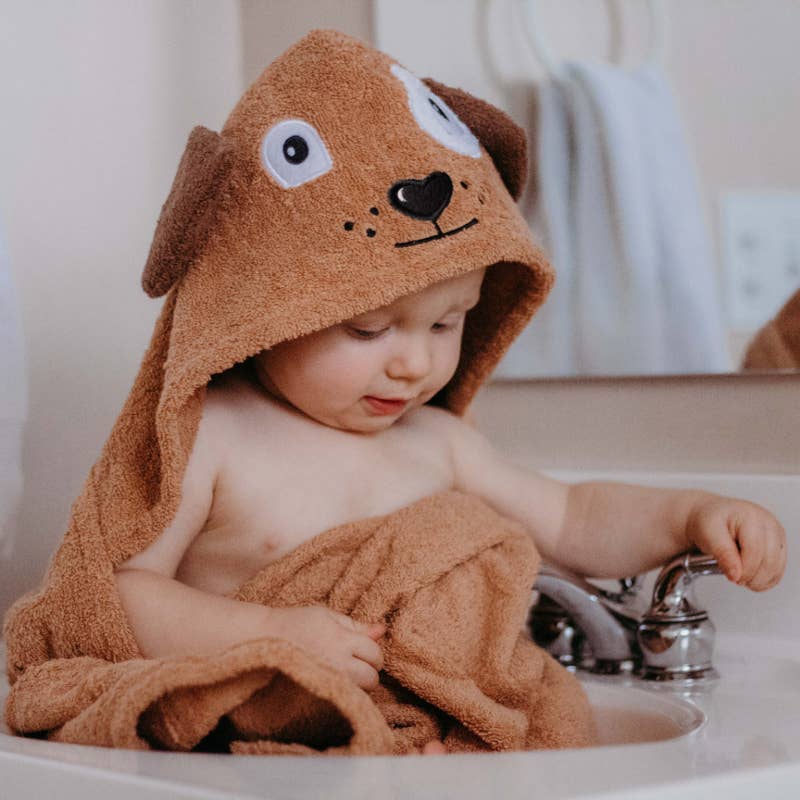 Dog hooded towel