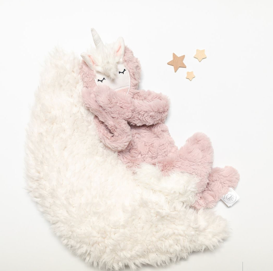 Unicorn Snuggler + Intro Book - Authenticity - Pink and Brown Boutique