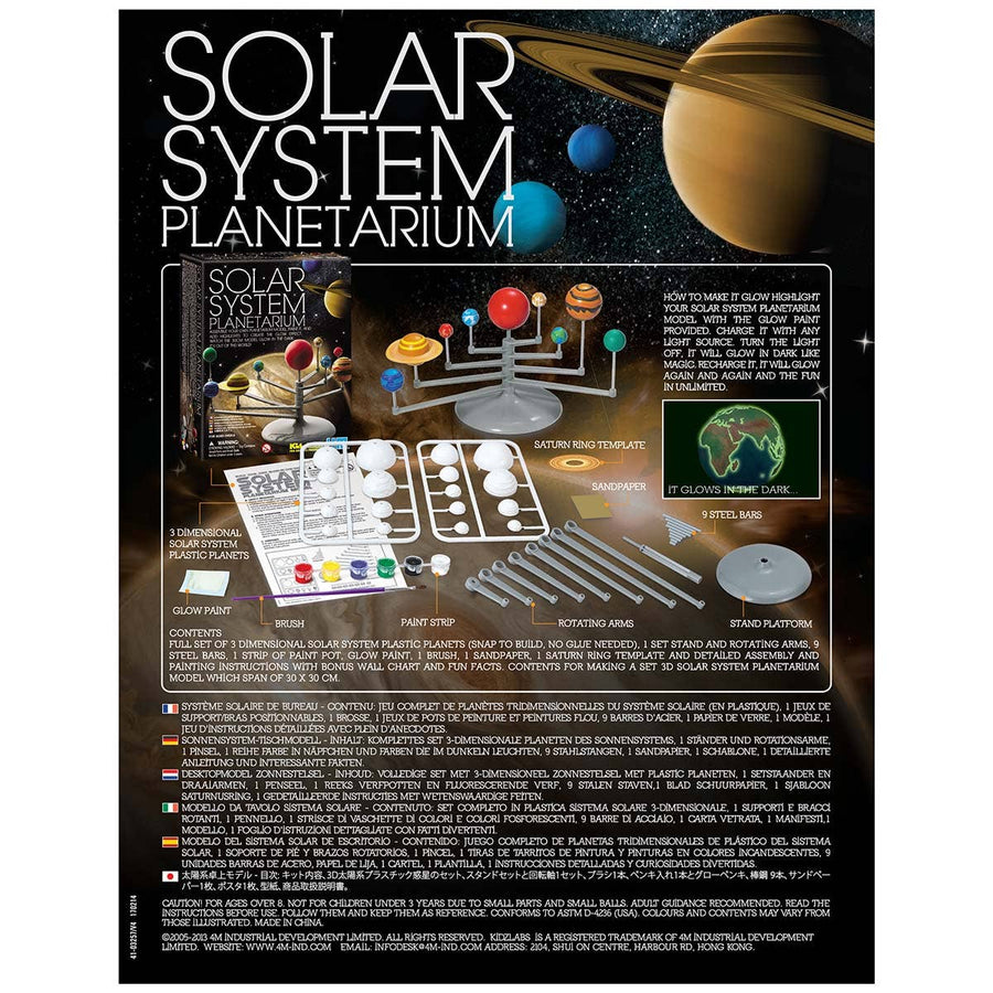 4M Solar System Planetarium STEM Science Kit - Pink and Brown Boutique