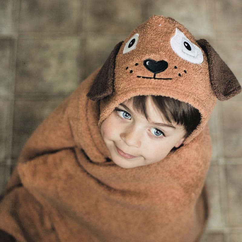 Dog hooded towel