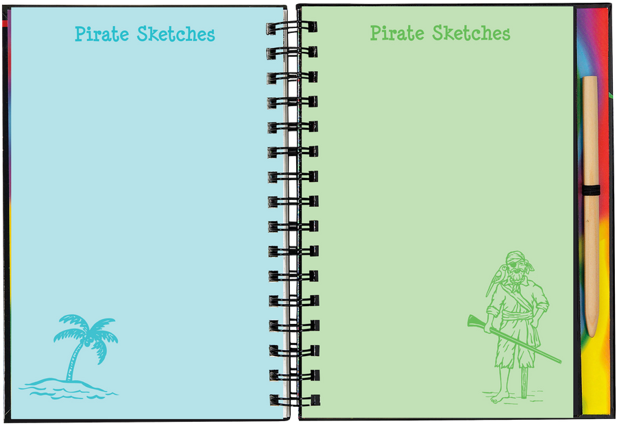 Scratch & Sketch Pirates - Pink and Brown Boutique