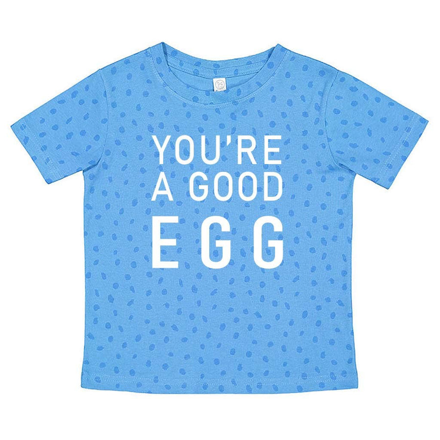 You're a Good Egg Blue - Pink and Brown Boutique