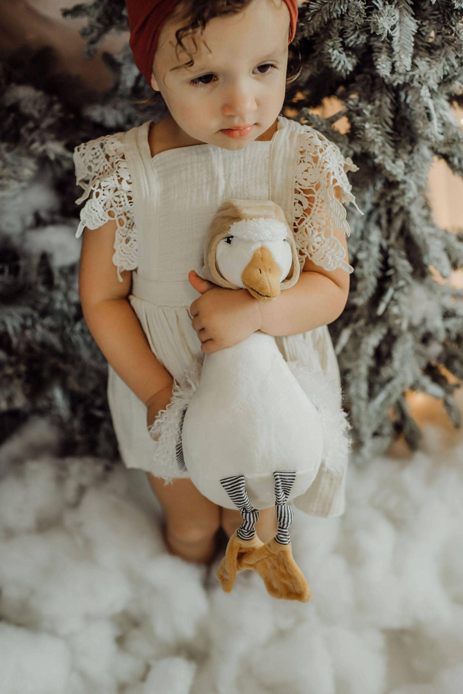 Avery the Aviator Snow Goose - Pink and Brown Boutique