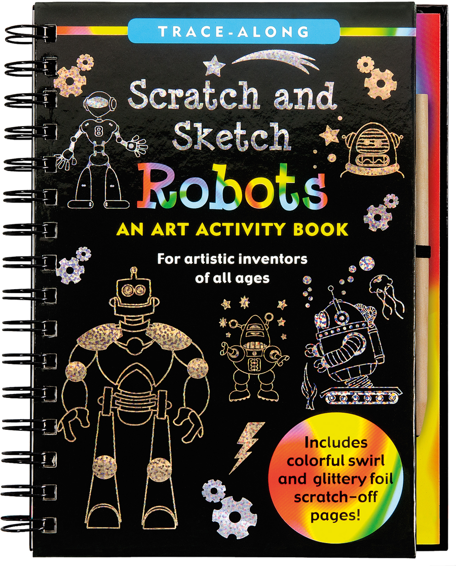 Scratch & Sketch™ Robots - Pink and Brown Boutique