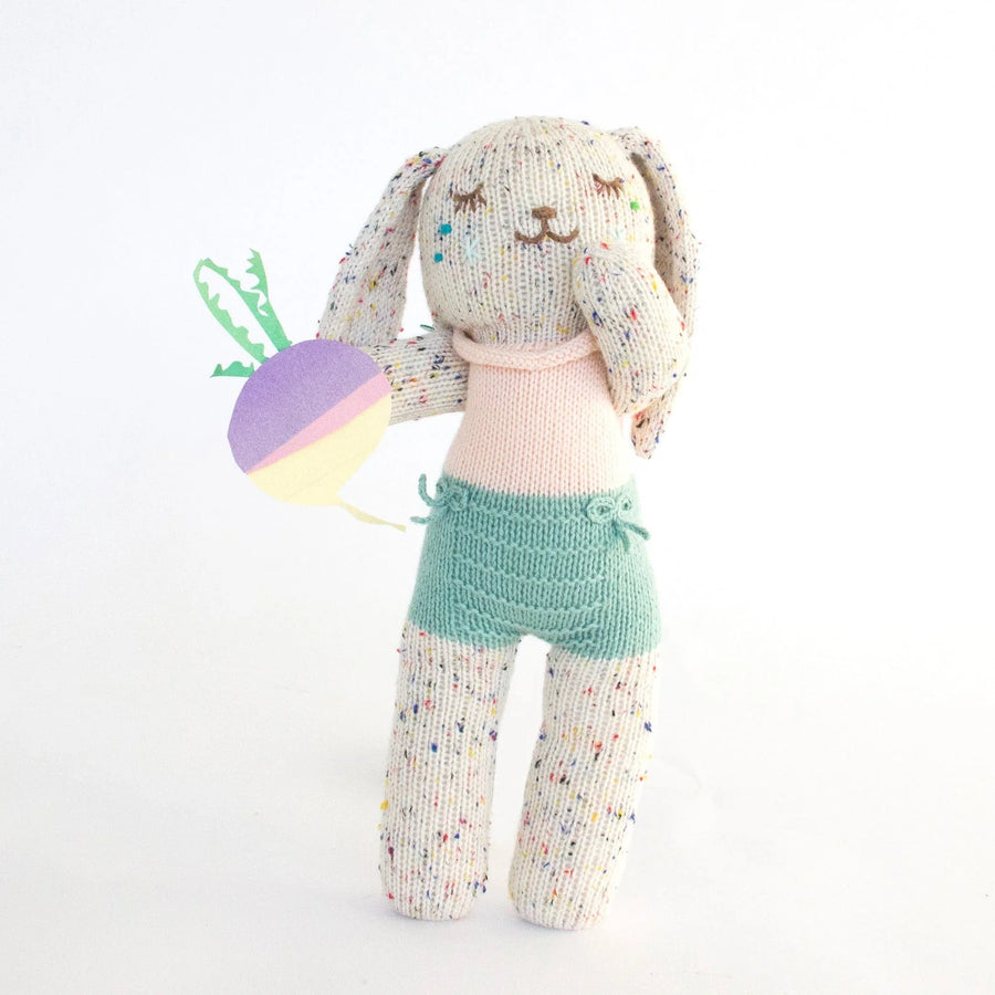 Turnip the Bunny - Pink and Brown Boutique