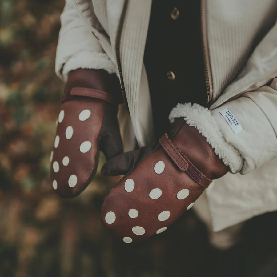 WALD MITTENS TOADSTOOL - Pink and Brown Boutique