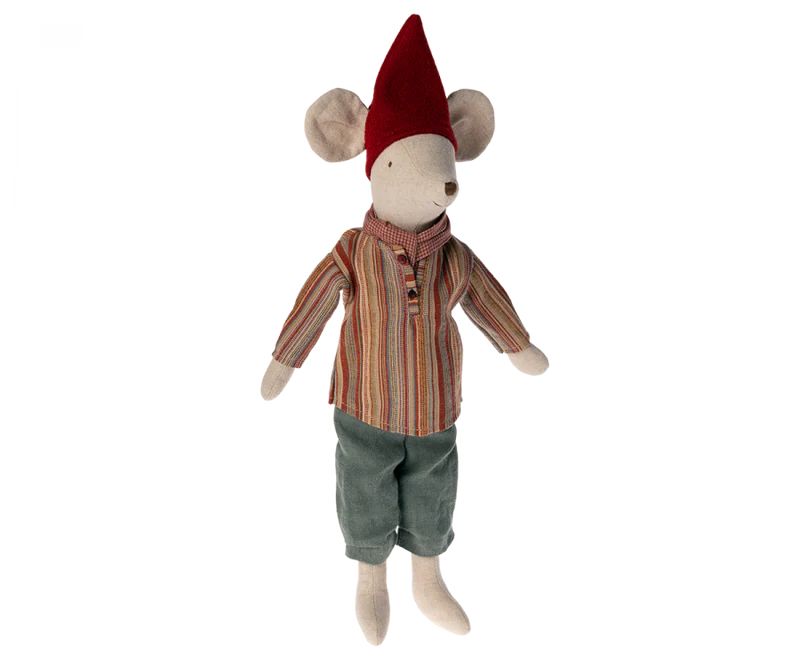 CHRISTMAS MOUSE BOY MEDIUM - Pink and Brown Boutique