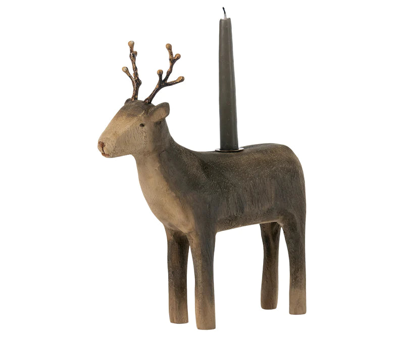 REINDEER CANDLE HOLDER - Pink and Brown Boutique