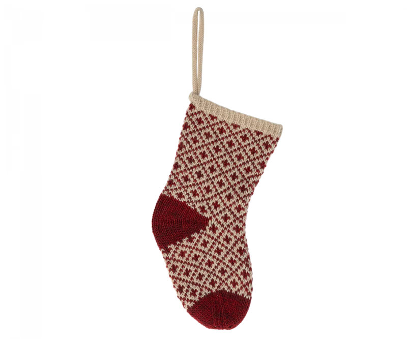 CHRISTMAS STOCKING RED - Pink and Brown Boutique