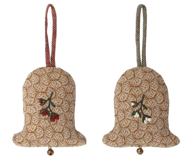 BELL ORNAMENT SET - Pink and Brown Boutique