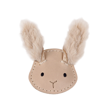 JOSY HAIRCLIP FLUFFY BUNNY - Pink and Brown Boutique