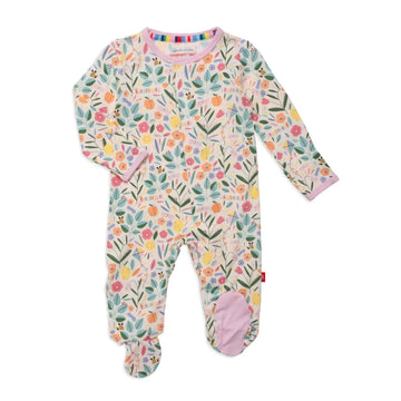 LIFE PEACHY MAGNET FOOTIE - Pink and Brown Boutique