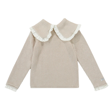 LOLA SWEATER SOFT SAND - Pink and Brown Boutique