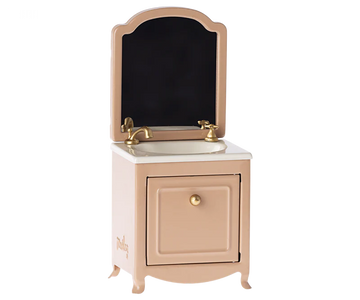 SINK W/MIRROR - Pink and Brown Boutique