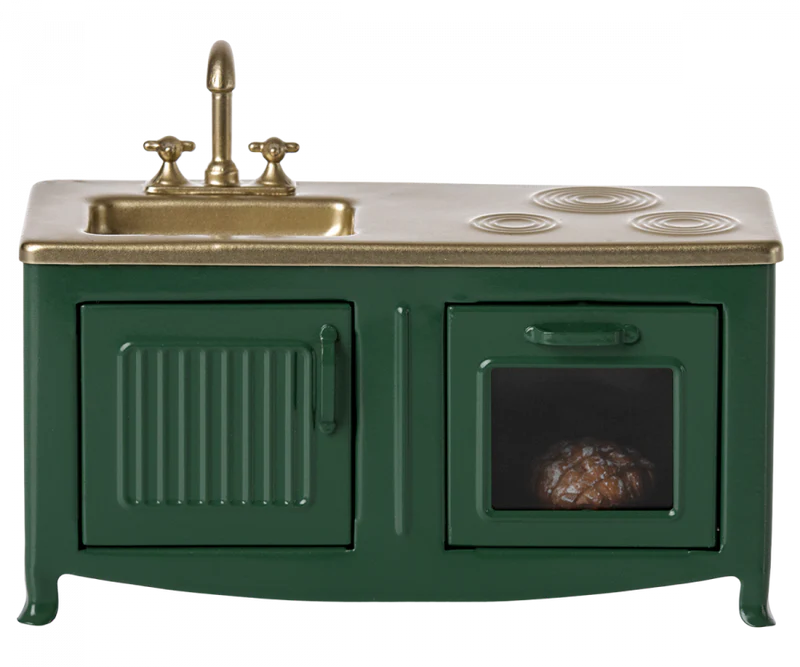 KITCHEN DARK GREEN - Pink and Brown Boutique