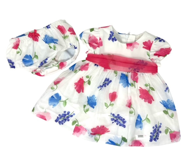 SUMMER FLORAL DRESS AND BLOOMER - Pink and Brown Boutique SUMMER FLORAL DRESS AND BLOOMER - Pink and Brown Boutique