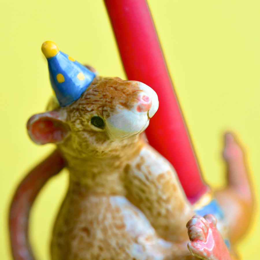 Year of the Rat Cake Topper - Pink and Brown Boutique