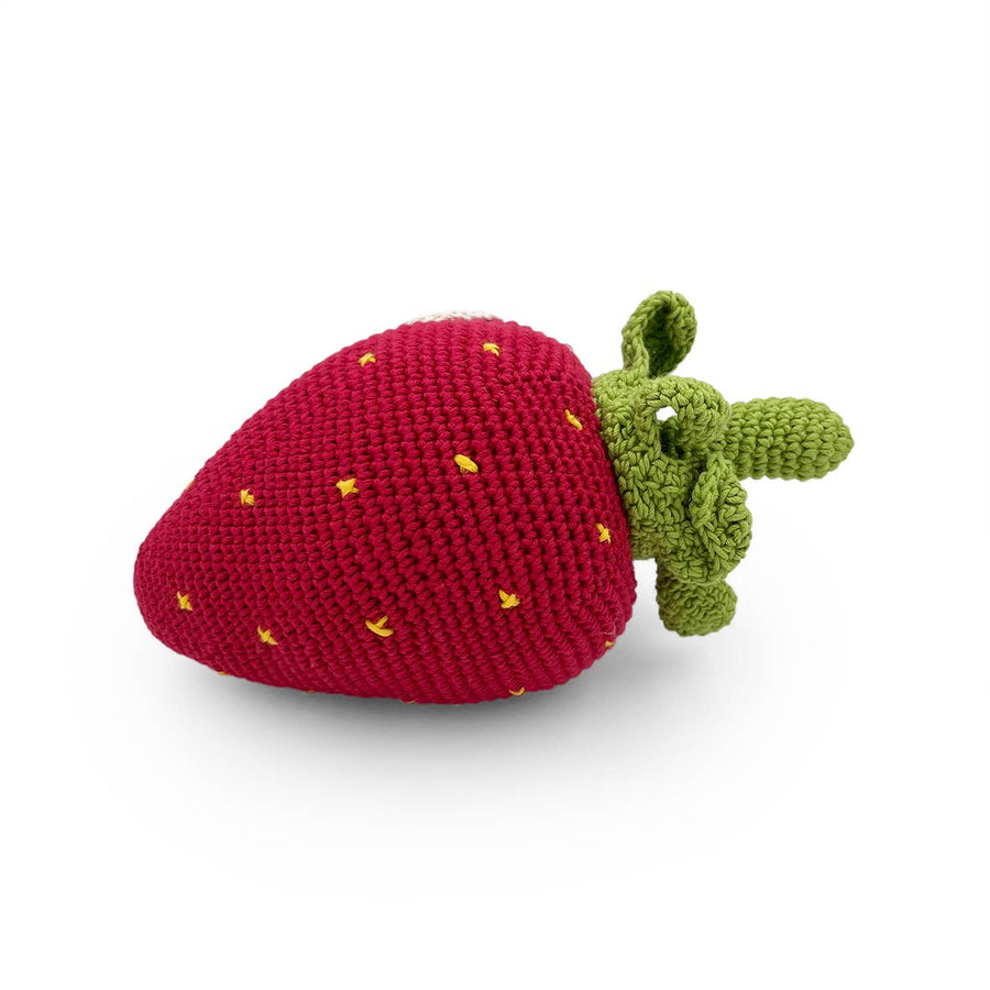Strawberry Music Box 100% organic cotton - Pink and Brown Boutique
