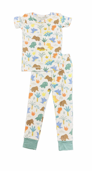 PREHISTORIC BABIES PAJAMA - Pink and Brown Boutique