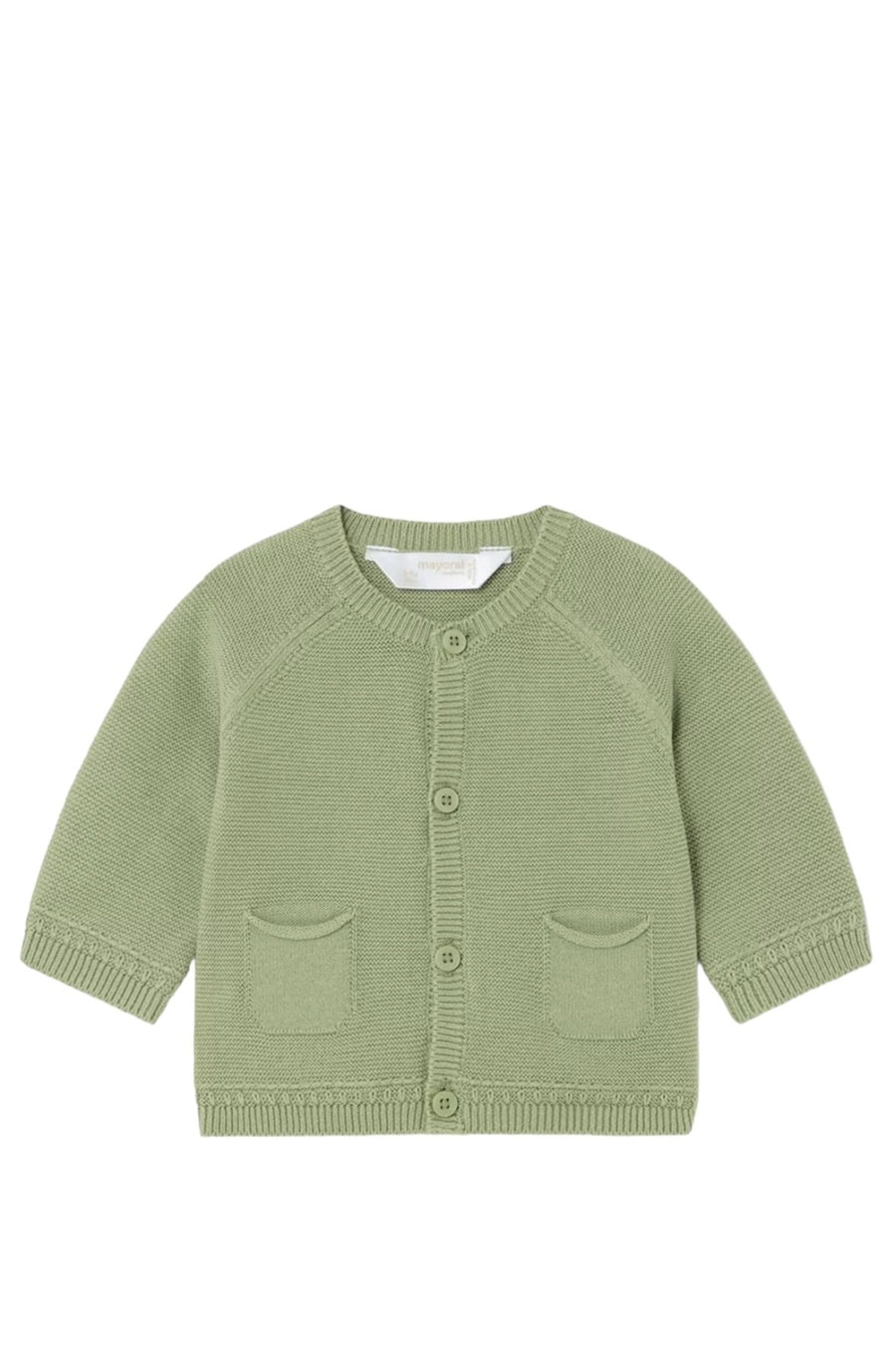 BABY POCKET GREEN SWEATER - Pink and Brown Boutique