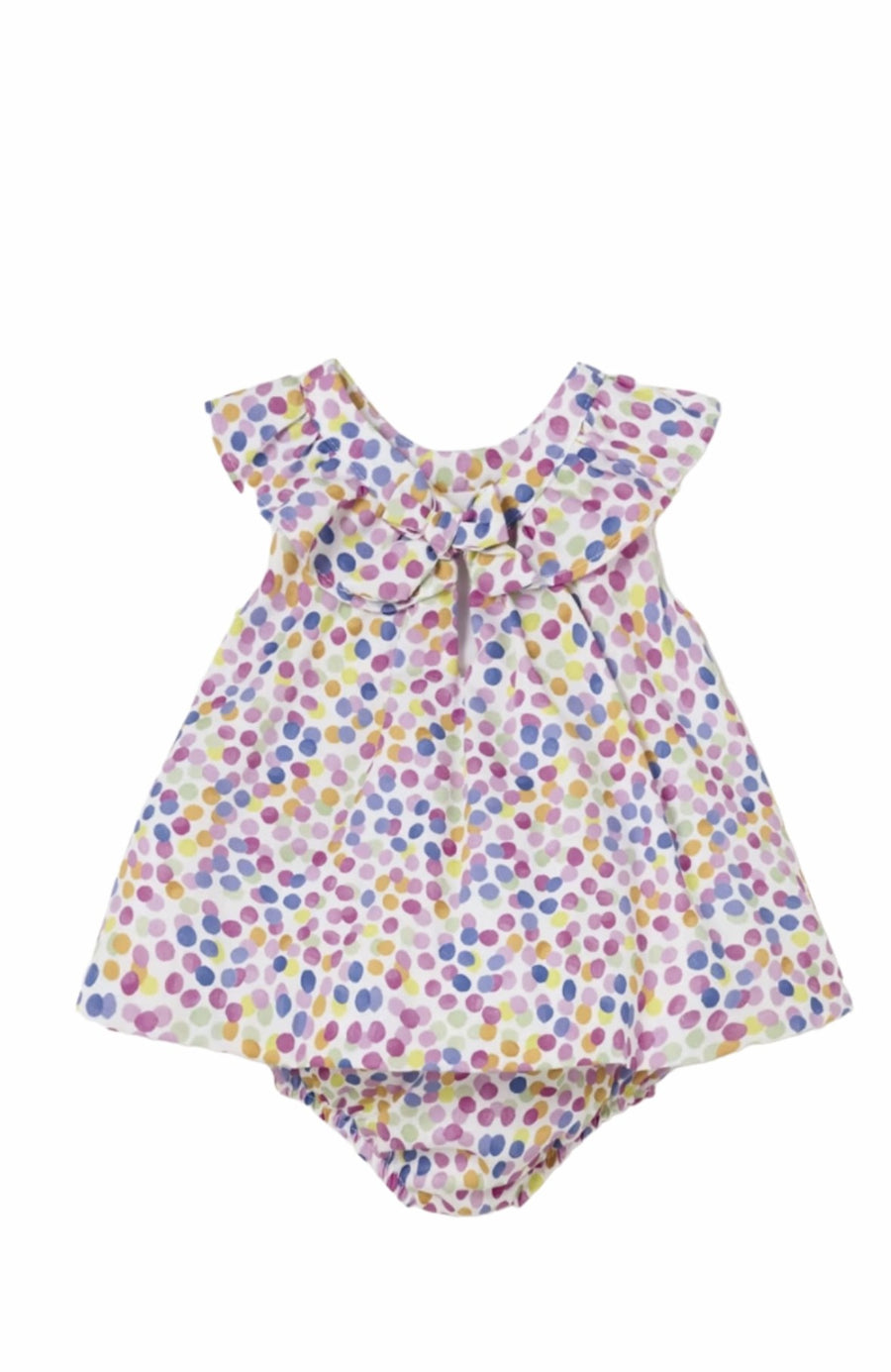 CONFETTI DOT DRESS AND BLOOMER