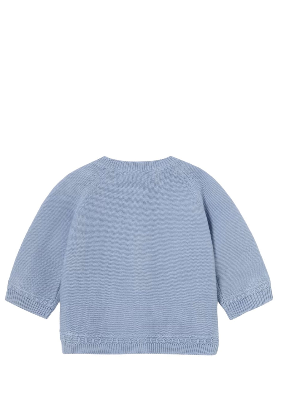 BABY POCKET BLUE SWEATER - Pink and Brown Boutique