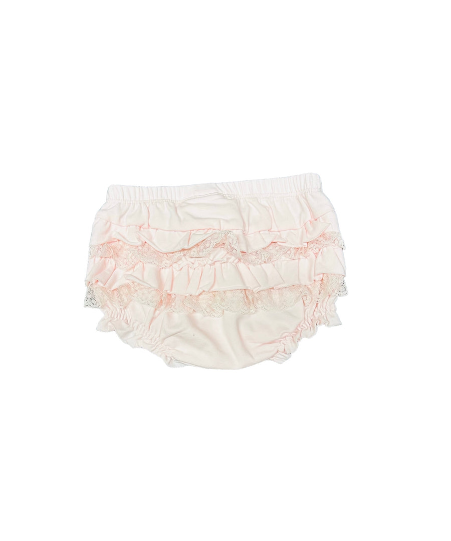 PINK RUFFLE BABY BLOOMER - Pink and Brown Boutique