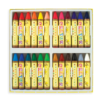 24 BRILLIANT BEE CRAYONS