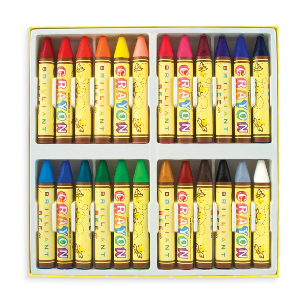 24 BRILLIANT BEE CRAYONS