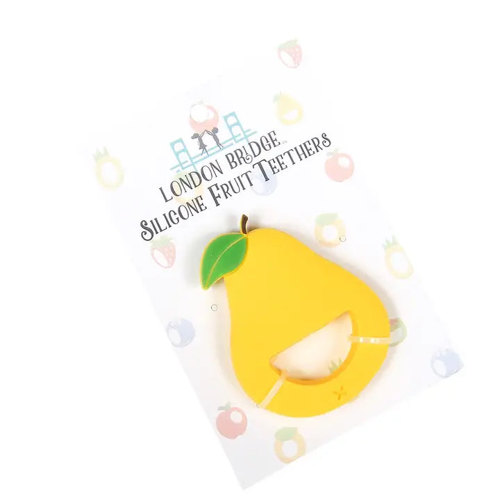 SILICONE PEAR TEETHERS