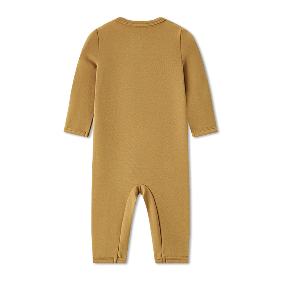 ZIPPER ROMPER PEANUT