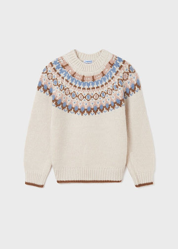 FAIR ISLE CABLE SWEATER