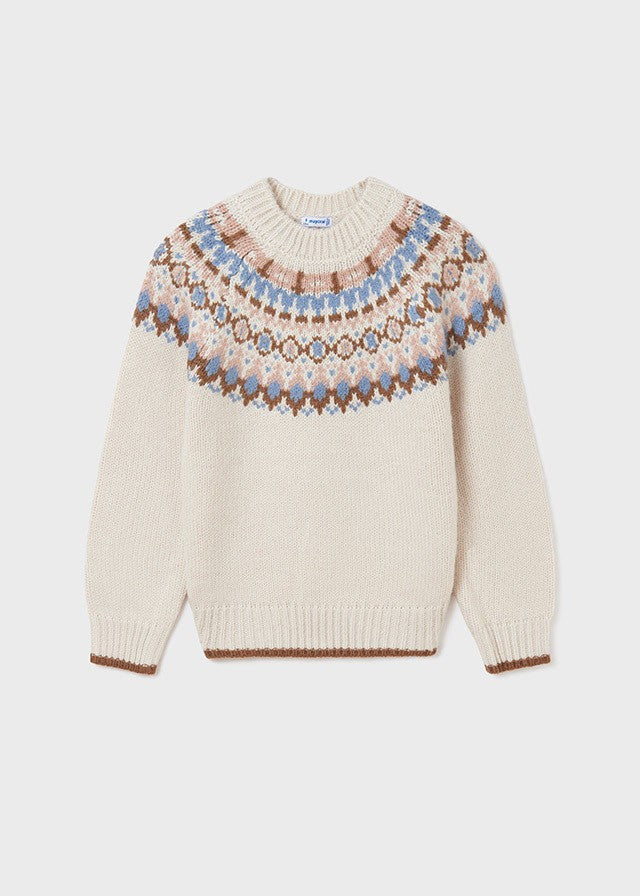 FAIR ISLE CABLE SWEATER