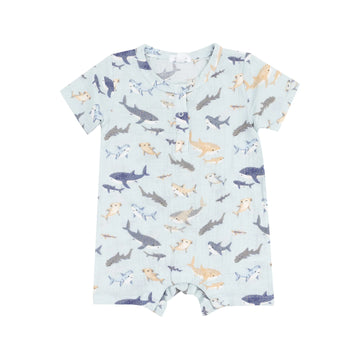 SHARKS SHORTIE ROMPER