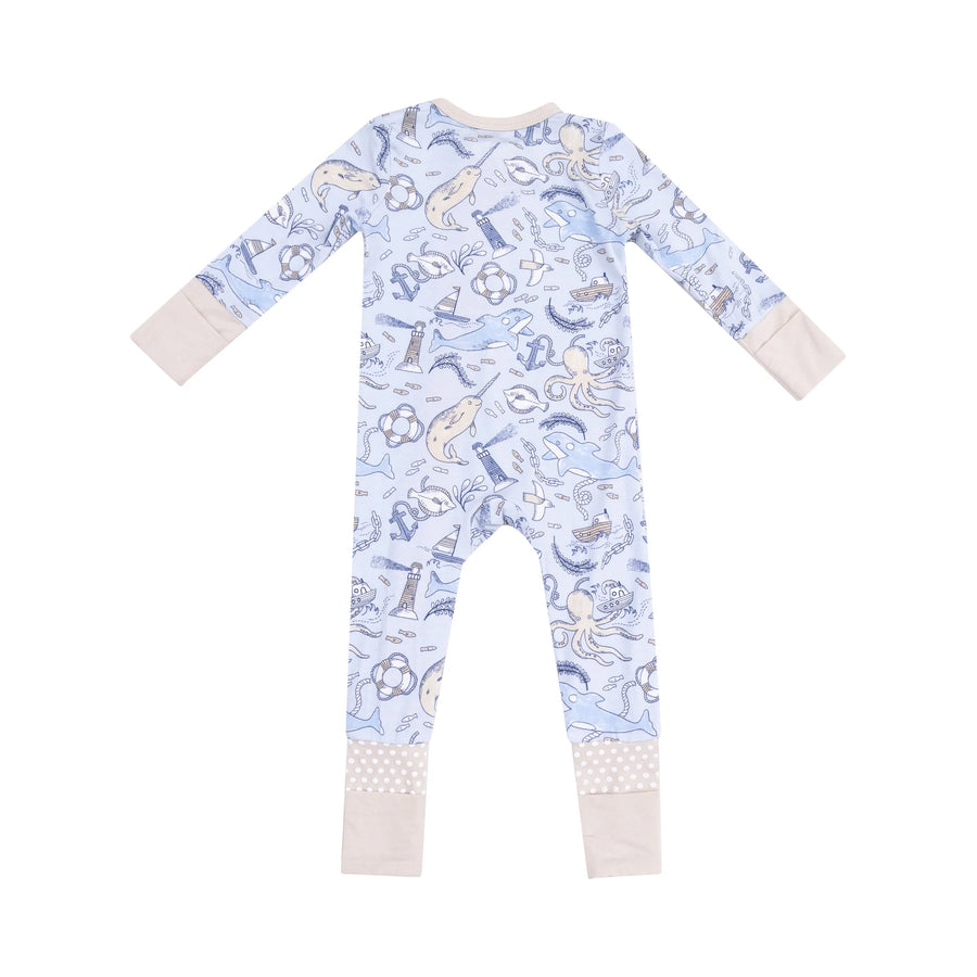 NAUTICAL NOTEBOOK BAMBOO CONVERTER ROMPER