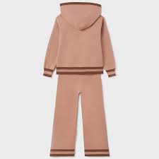 HOODED KNIT SWEATER WITH MATCHING KNIT PANTS